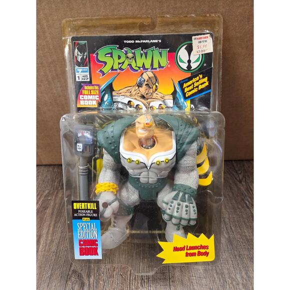 Todd McFarlane Spawn Special Edition Overtkill Action Figure NEW 1994 - Picture 1 of 6